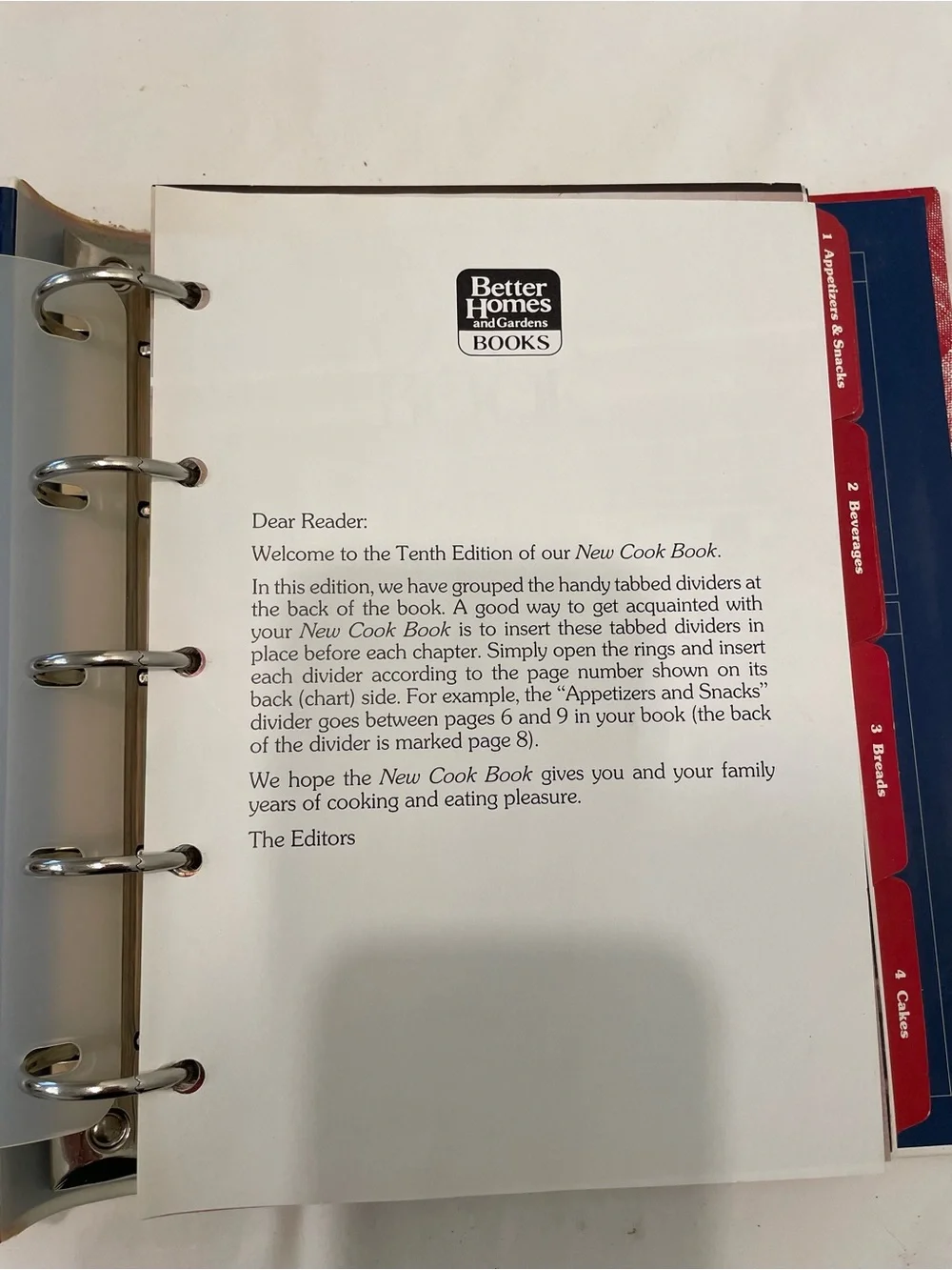 Better Homes And Gardens New Cook Book - Red, White, Navy